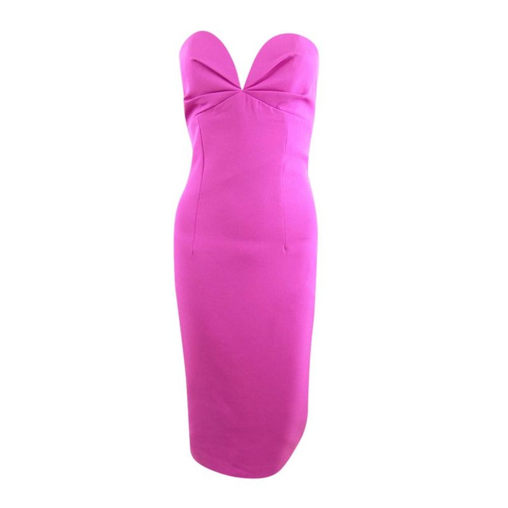 Bardot Women's Strapless Sweetheart Sheath Dress (XS, Pink Shock)